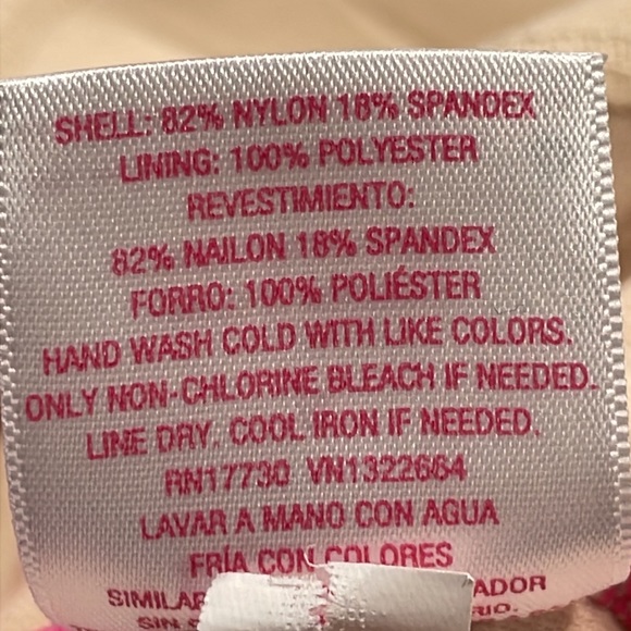 NWOT Isabel Maternity Pink One Piece Swim Suit.  Size S small 4/6 - Picture 11 of 11